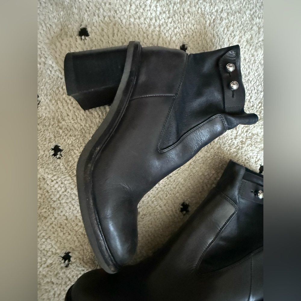 RAG & BONE Soren Leather Ankle Boots, Size 37.5 US 7.5 - Picture 6 of 16